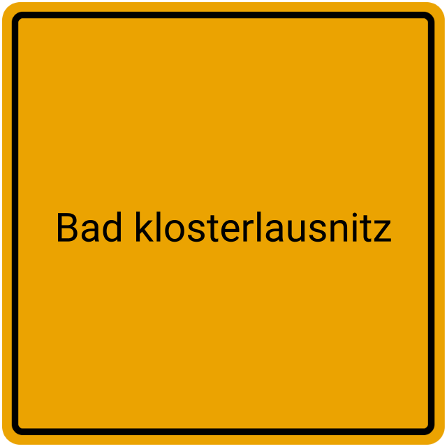 Meldebestätigung Bad Klosterlausnitz